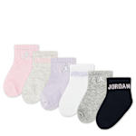 GIRLS 12-24 MONTH QUARTER SOCKS  6 PAIRS - PINK