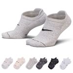 MENS LARGE ELEVEATED NO SHOW TAB SOCKS 6 PAIRS - ASSORTED