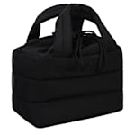 UNISEX QUILTED LUNCH BAG - BLACK