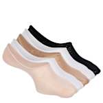 WOMENS LINER SOCKS 5 PAIRS - BLUSH