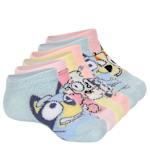 GIRLS NO SHOW SOCKS 6 PAIRS - ASSORTED