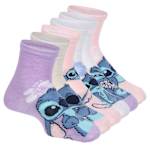 GIRLS QUARTER SOCKS 6 PAIRS - ASSORTED