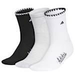 WOMENS QUARTER SOCKS 3 PAIRS - ASSORTED