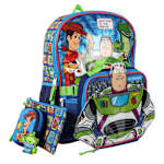 BOYS 5 PIECE TOY STORY BACKPACK SET - ASSORTED
