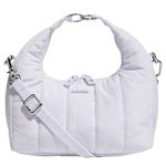 WOMENS QUILTED HANDBAG - LILAC