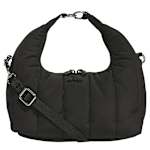 WOMENS QUILTED HANDBAG - BLACK
