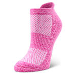 WOMENS TAB NO SHOW SOCKS 6 PAIRS - ASSORTED
