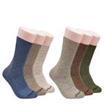 MENS CREW SOCK 6 PAIRS - ASSORTED