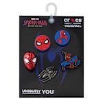 UNISEX SPIDERMAN 5 PACK JIBBITZ - ASSORTED