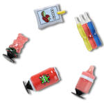 UNISEX JUNK SNACKS 5 PACK JIBBITZ - ASSORTED