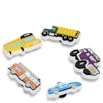 UNISEX EVERYDAY VEHICLES 5 PACK JIBBITZ - ASSORTED