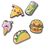 UNISEX SPOOKY SNACKS 5 PACK JIBBITZ - ASSORTED