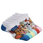 GIRLS NO SHOW SOCKS 6 PAIRS - ASSORTED