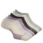 WOMENS LINER SOCKS 6 PAIRS - ASSORTED