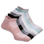 WOMENS TAB NO SHOW SOCKS 6 PAIRS