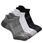 MENS TAB NO SHOW SOCKS 6 PAIRS