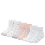 GIRLS QUARTER SOCKS 6 PAIRS - ASSORTED