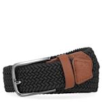 UNISEX 35MM WOVEN BELT - BLACK