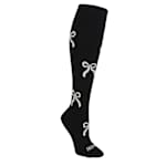 WOMENS COMPRESSION KNEE HIGH SOCKS 1 PAIR - BLACK
