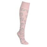 WOMENS COMPRESSION KNEE HIGH SOCKS 1 PAIR - PINK