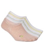 WOMENS LINER SOCKS 6 PAIRS - ASSORTED
