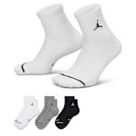 MENS LARGE QUARTER SOCKS 3 PAIRS - ASSORTED