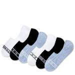 WOMENS LINER SOCKS 6 PAIRS - ASSORTED
