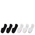 WOMENS LINER SOCKS 6 PAIRS - ASSORTED