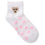 GIRLS SMALL NO SHOW SOCKS 6 PAIRS - ASSORTED