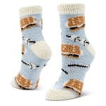 WOMENS MORE S'MORES CREW SLIPPER SOCK 1 PAIR - ASSORTED