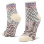 WOMENS PATTERN BLOCK SLIPPER SOCK 1 PAIR - ASSORTED