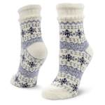 WOMENS SNOWFLAKE ON DECK CREW SLIPPER SOCK 1 PAIR - ASSORTED