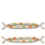 UNISEX BEADED CHAIN SANDAL CHARMS 2 PACK - ASSORTED