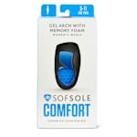 WOMENS 5-11 GEL ARCH MEMORY FOAM INSOLE