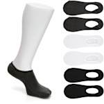 MENS LARGE LINER SOCKS 6 PAIRS