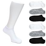 BOYS ULTRALITE NO SHOW SOCKS 6 PAIRS