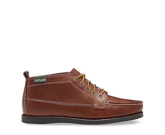 Eastland Womens Seneca Block Heel Chukka Boots, 7 Medium, Brown