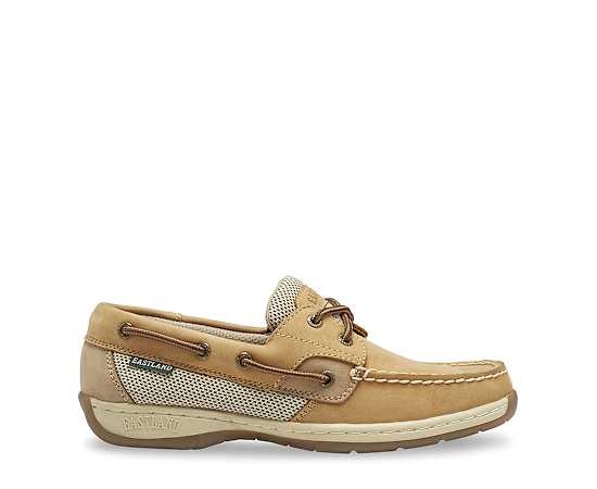 Eastland Solstice Womens Boat Shoes, 7 Medium, Beige