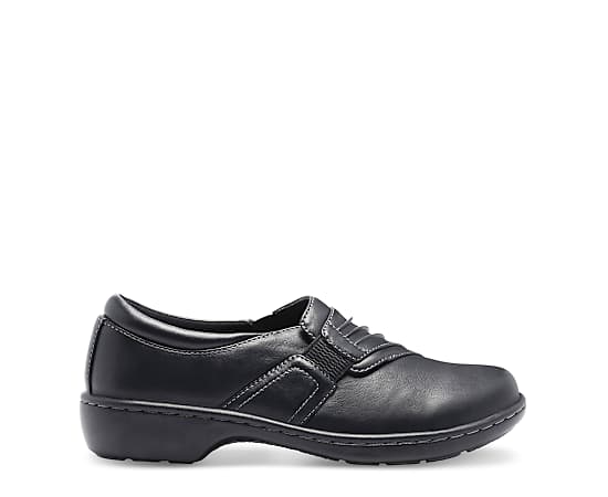 Eastland Womens Piper Slip-On Round Toe Shoes, 8 Medium, Black