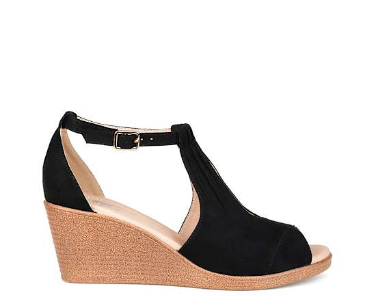 JOURNEE COLLECTION-WOMENS KEDZIE WEDGE SANDAL