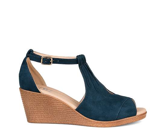 JOURNEE COLLECTION-WOMENS KEDZIE WEDGE SANDAL