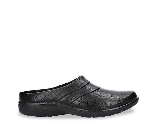 Easy Street Swing Comfort Mules - Black-croco