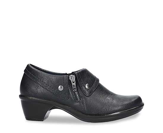 Easy Street Darcy Womens Round Closed Toe Slip-On Shoe, 10 Wide, Blue