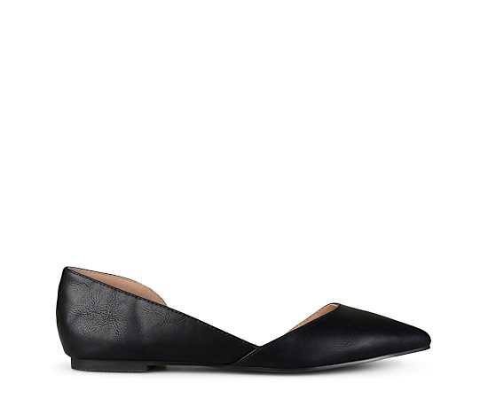 Journee Collection Women's Cortni Pointed Toe d'Orsay Flats - Black