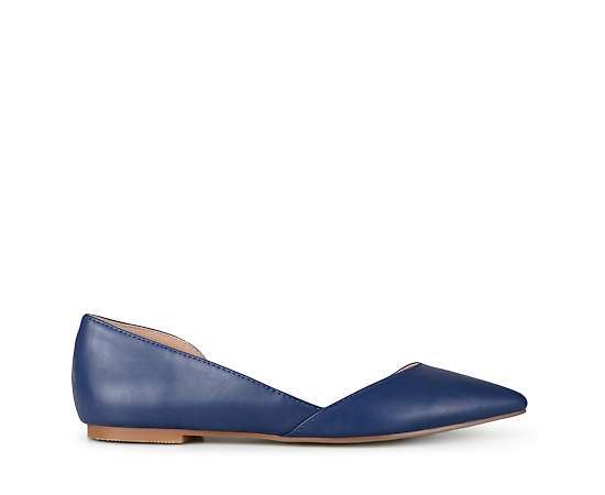 Journee Collection Women's Cortni Pointed Toe d'Orsay Flats - Blue