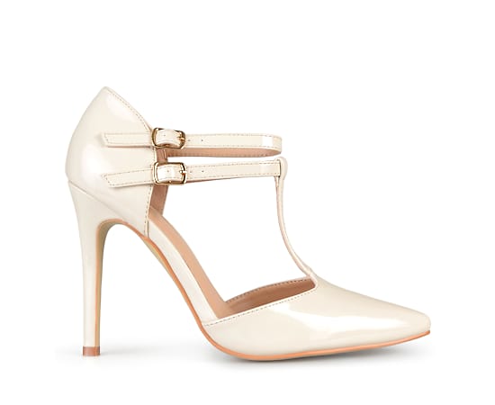 Journee Collection Women's Tru Pump - Ivory/Off White - Size 9