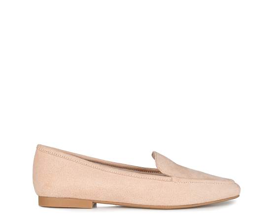 Journee Collection Tullie Womens Square Closed Toe Loafers, 10 Medium, Beige