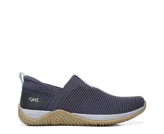 Ryka Womens Echo Knit Slip On Sneaker