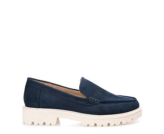 Journee Collection Erika Womens Pointed Closed Toe Loafers, 10 Medium, Blue