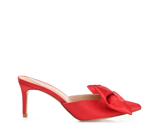 Journee Collection Tiarra Womens Pointed Closed Toe Stiletto Heel Pumps, 9 Medium, Red